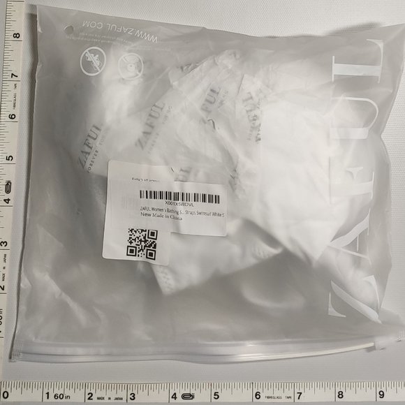 NWT ZAFUL Small Tankini White bikini set - Picture 3 of 6